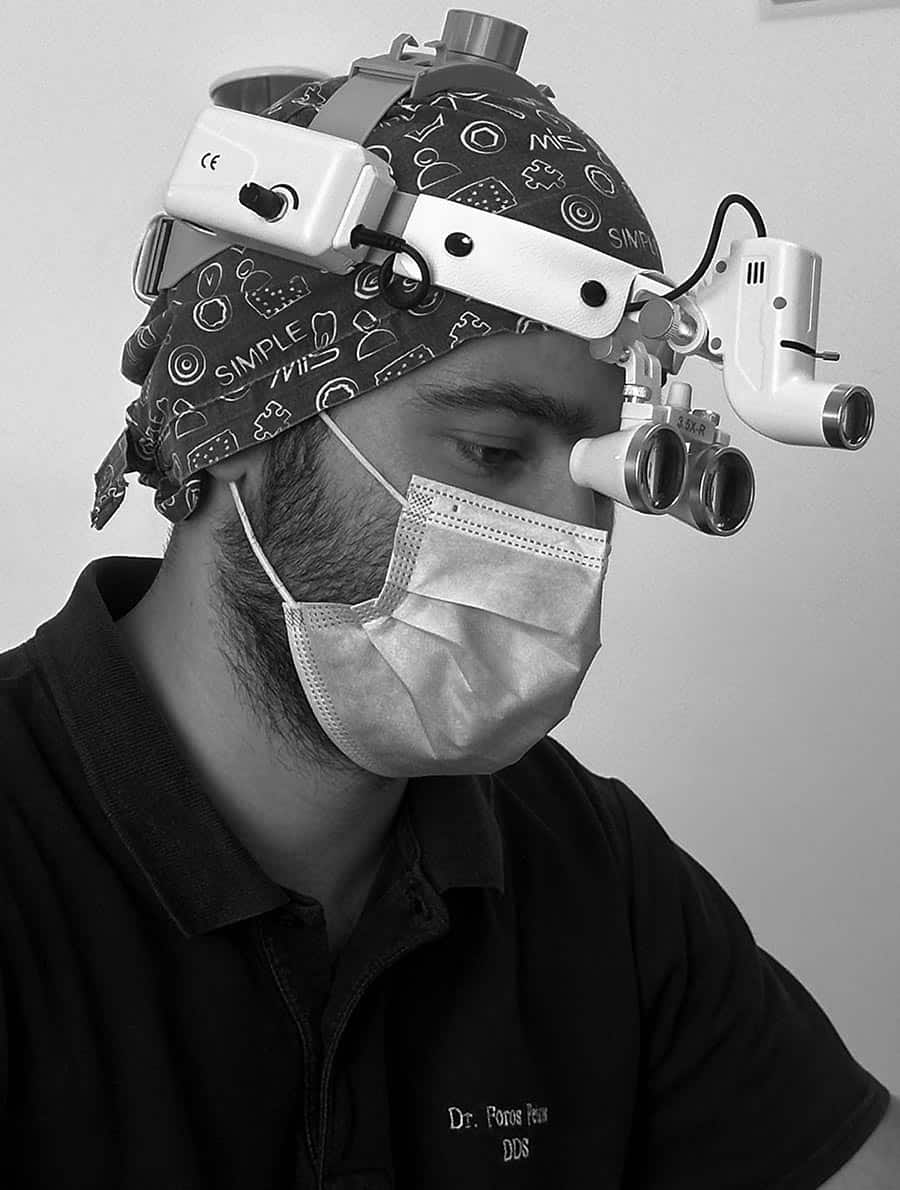 Petros Foros Grayscale Portrait